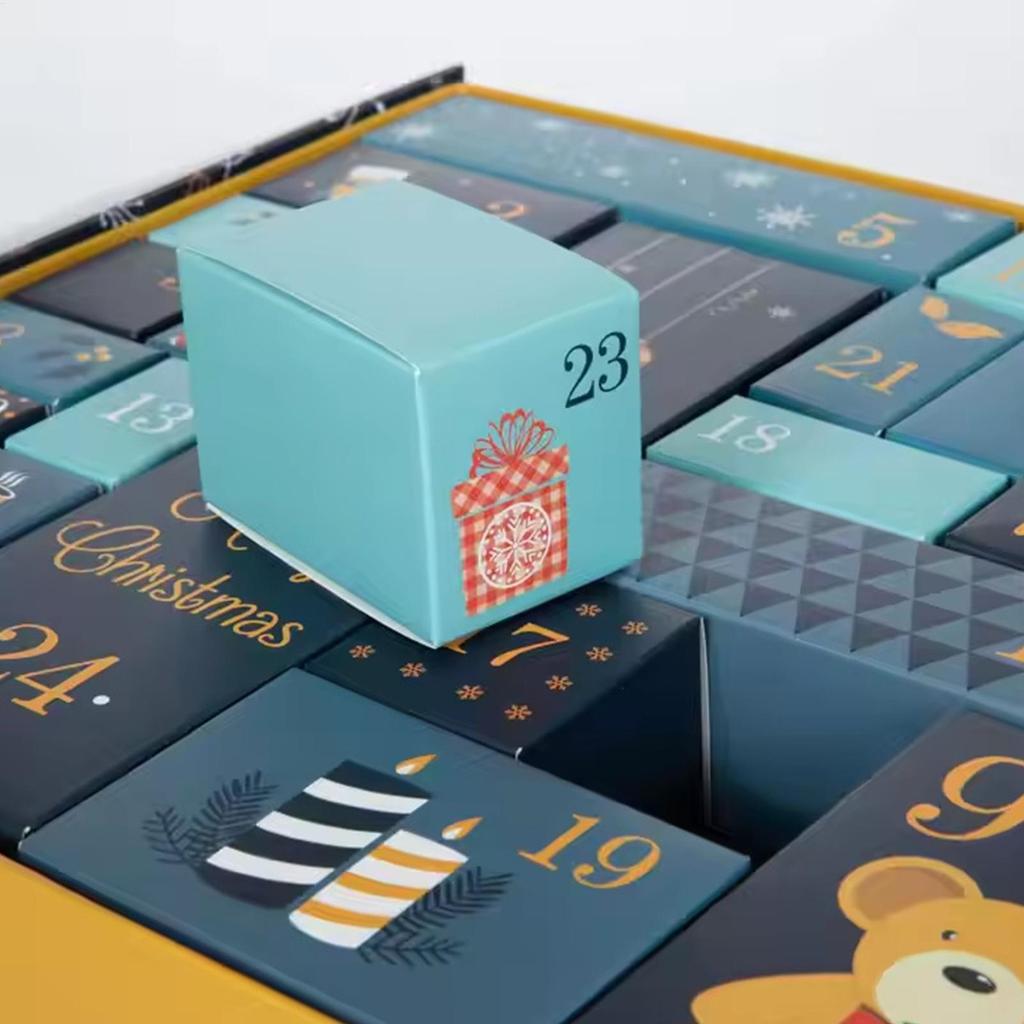 Christmas Calendar Box Refillable Advent 24 Days Christmas Eve Advent Calendar Gift Filling Empty Box Advent Calendar For Kids