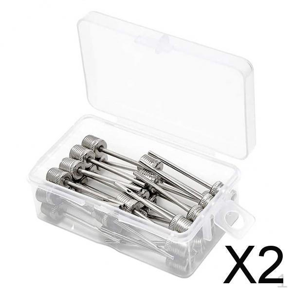 

2x3x Игла для мяча с защитой от ржавчины, насос для мяча, игла для надувания баскетбола, адаптер, иглы 38 мм