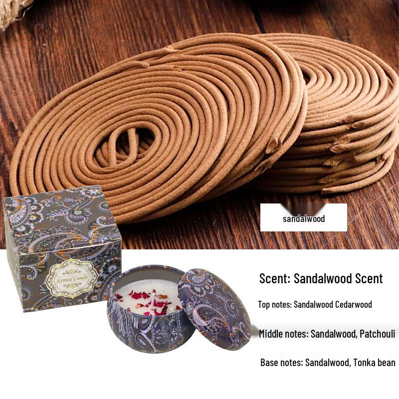 Southeast Asia Osmanthus Scented Candle Gift Set - Soy Wax Dried Flower Tin