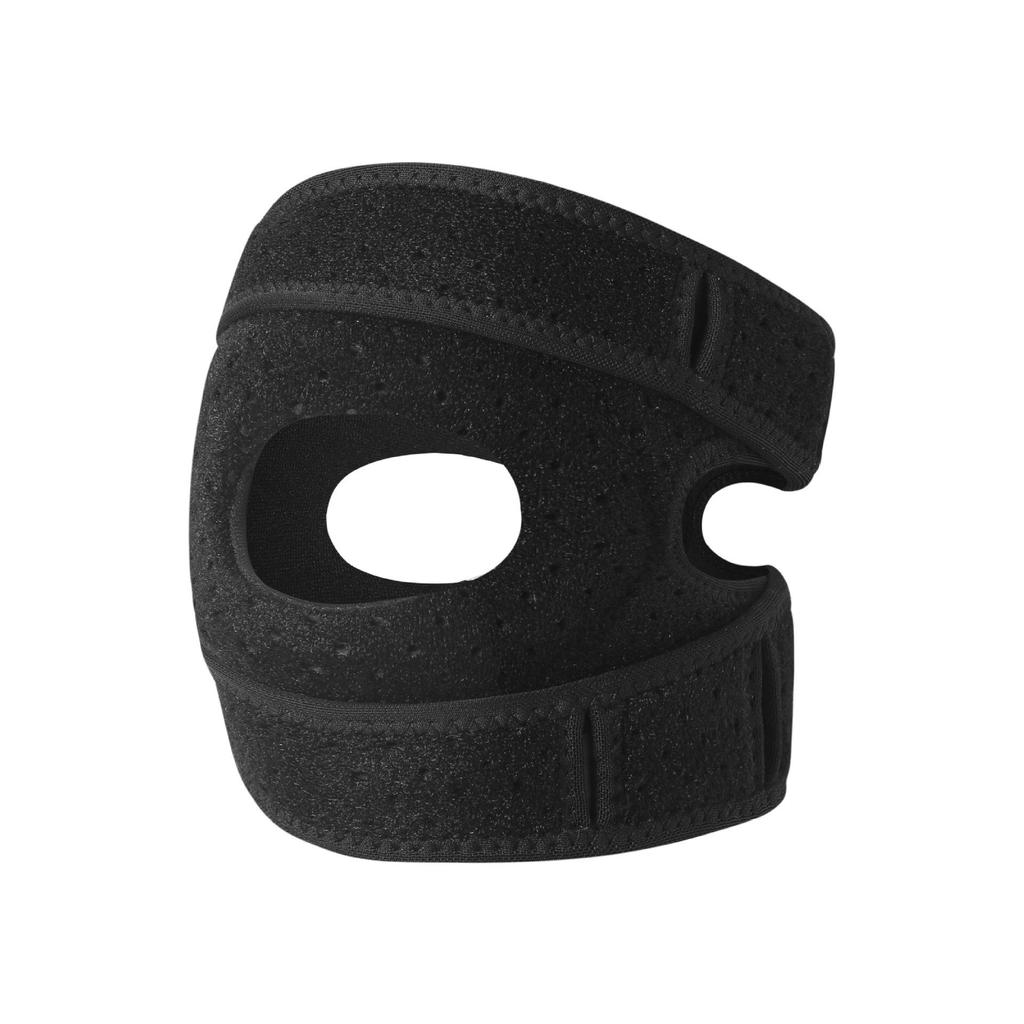 Double Silicone Adjustable Compression Patella Strap for Women's Running, Basketball, Cycling, and Outdoor Knee Support