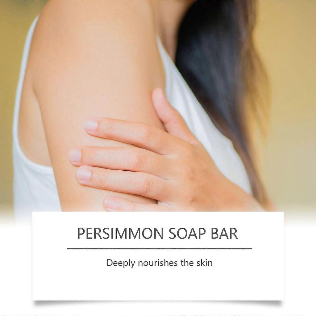 Persimmon Bath Soap Gentle Exfoliating Smooth Moisturizing and Moisturizing Body Cleansing Soap