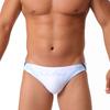 New men's sexy color-matching triangle swimming trunks drainage line does not pocket water, simple and quick-drying beach triangle men