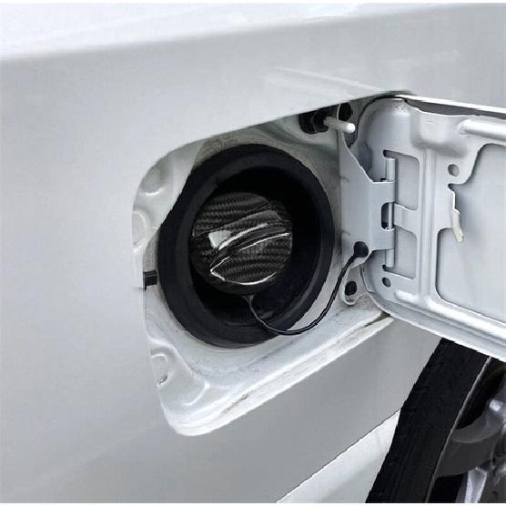 Fuel Gas Tank Filler Cap Cover REAL Carbon Fiber For Chevrolet Camaro 2010-2015