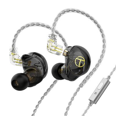 TRN ST2 Earphones 1BA+1DD Hybrid Technology HIFI Bass Earbuds In Ear Monitor Headphones Sport Noise Cancelling Headset MT3 ST5
