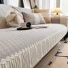 French Cream Wind Sofa Cushion Universal In All Seasons 2025 New High-end Seat Cushion Non-slip Leather Sofa Cover Cover Cloth
