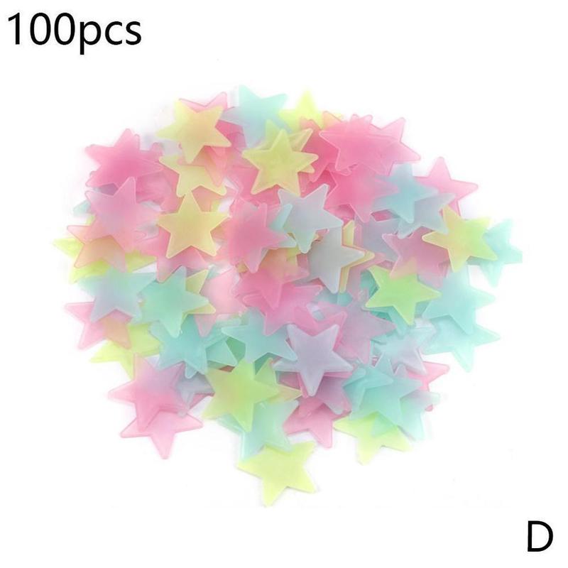 Night-luminous Fluorescent Glow Stickers Home Decor Wall Sticker for Kids Bedroom Glow Stickers Home DIY Decor