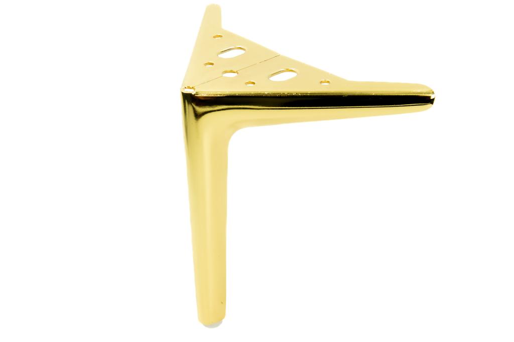 Anchor Elegant Furniture Leg, Gold Chrome, Height 18 Cm