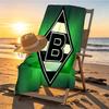 Borussia Mönchengladbach Baskılı Plaj Havlusu Tasarımı, Yumuşak, Hafif. Ev Banyo, Spa, Havuz, Yoga, Sörf, Kamp, Aile, Arkadaş İçin Hediye