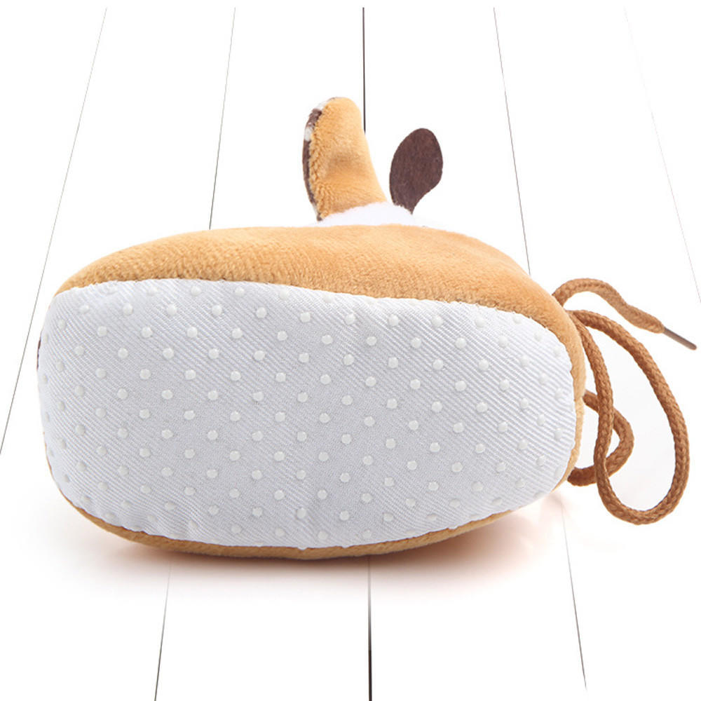 Newborn Infant Baby Boy Girl Christmas Crib Shoes Soft Sole Anti-slip 
