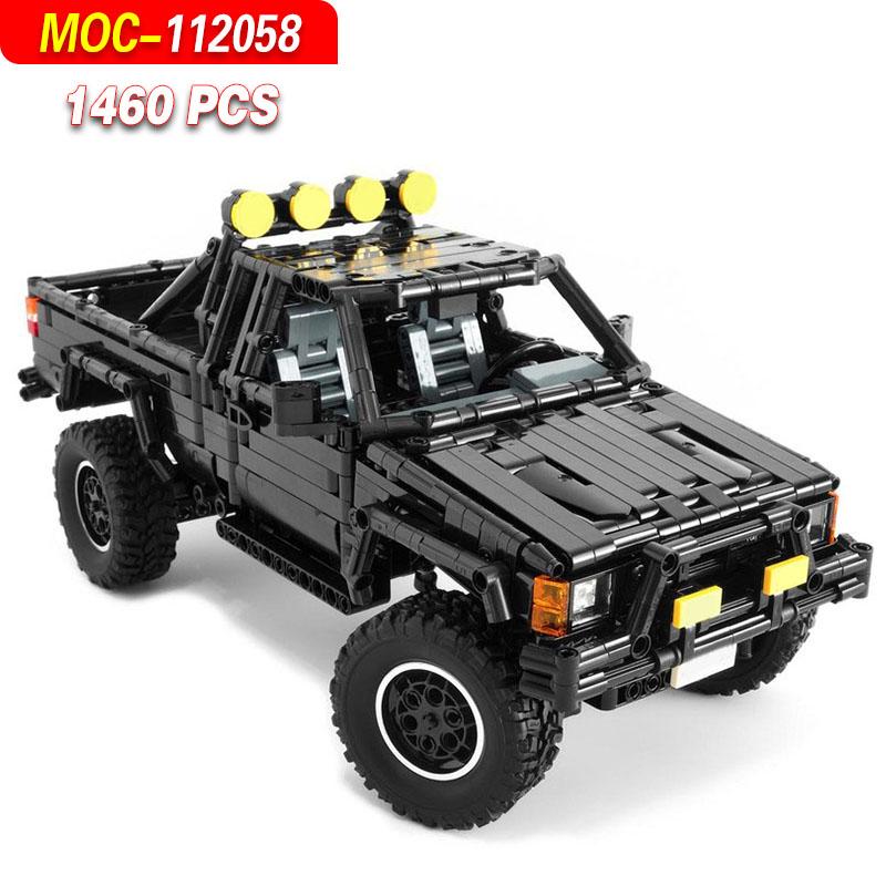 MOC-112058Popular Pickup Truck Building Block Creative Model-1460PCS Educational and Stress-Relieving Toy Creative Ornament Gift