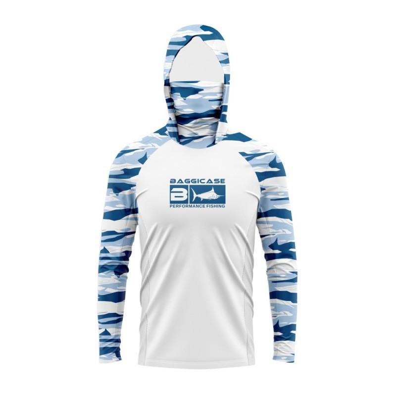 

Ocean Fishing Clothes Sun-proof Long-sleeved UV Mask Hooded Upf 50+ XXS