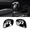 Car Gearbox Control Gear Lever Stickers Shift Stick Handle Accessories For VW GTI Polo Golf Passat Tiguan Arteon Taigo Hub Cap