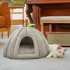 Plush Pumpkin Pet House with Removable Cushion Autumn Winter Warm Small Medium Dog Cat Bed Cave Plush Indoor Kitten Puppy Sleeping Nest