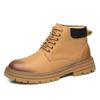 Martin boots men's 2025 new Chinese British style casual thick-soled retro tooling rhubarb boots tide 2025