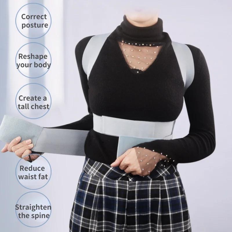 Posture Corrector Adjustable Back Support  Back Clavicle Spine Shoulder Correction Brace Belt Strap Comfortable