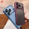 New Color Ultra Thin Plating Matte Clear Case For iPhone 18 17 16 15 13 14 Pro Max 18Pro Camera Protector PC Hard Back Cover