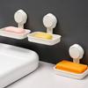 Pack Of 2 Wall Mounted Soap Dishes With Strong Suction Cups Soap Box Easy Installation For Smooth Surfaces Soap Rack