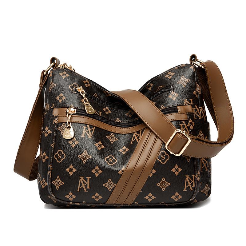 

Лоскутный узор Большая вместимость Наплечная сумка кроссбоди