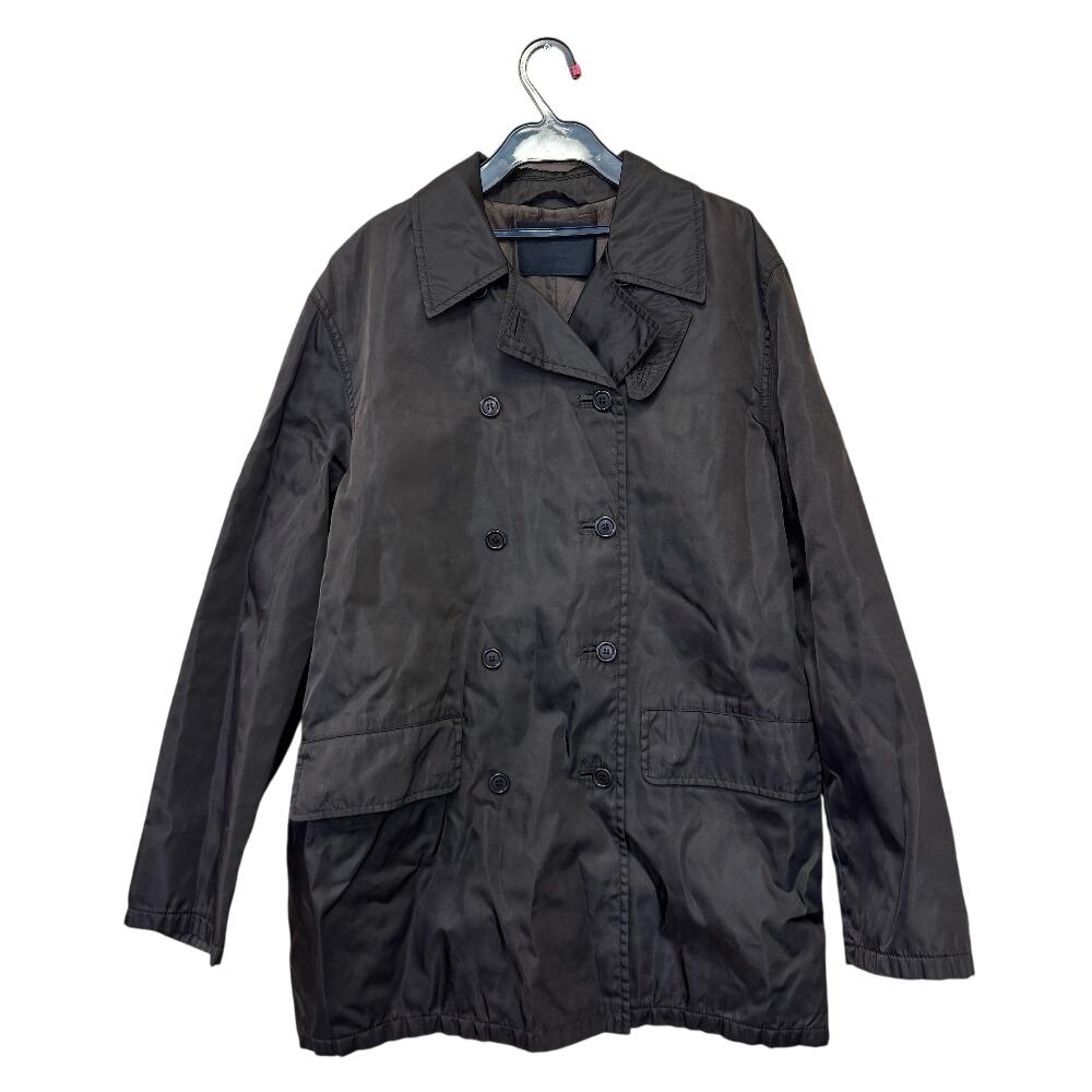 PRADA Nylon Nylon jacket Brown Nylon Women Used