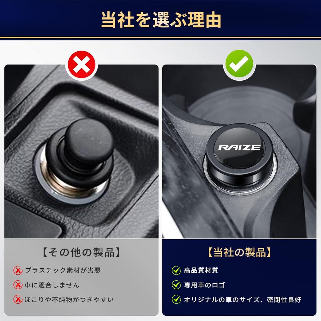 LUTU Cigarette Lighter Socket Cap, Compatible with All Series, Car Lighter Plug Cover, Thick,