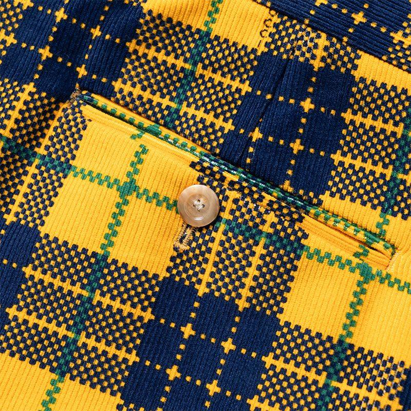 Gucci Straight Leg Checked Tartan Cotton Trousers 714622-ZAKSH-7088