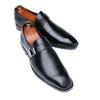Mens Leather Shoes Pointed Toe Oxford Shoes For Men Dress Business Slip On Wedding Leather Male Brogues Buckle Shoes