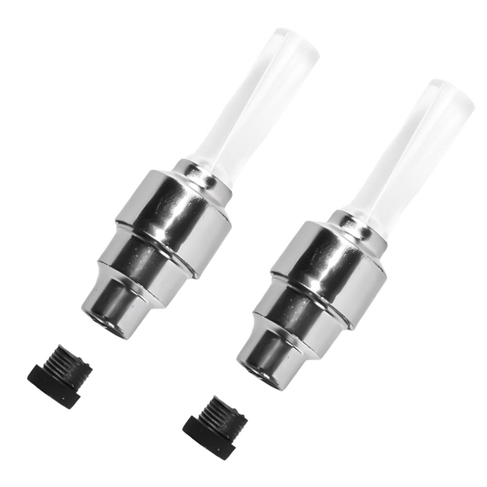 2PCS Lumières LED Vélo Vélo Bouchon de Valve de Pneu Lampe de Poche Auto Voiture Moto Valve d'Air de Pneu Rayons de Roue Lumière Accessoires de Vélo