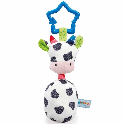 

Early Learning Center Rocking Rattle Martha the Cow with Clip - Baby Toy Rattle, Baby Toy, Baby Shower Gift, 200754 (Authentic)