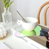 Clear Irregular Acrylic Coasters Clear Mirror Coasters Nordic Ins Simple Table Mat Desktop Decor Ornaments Home Shooting Props