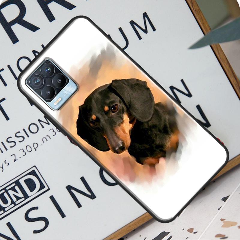 

Чехол для собаки таксы для Realme C21 C11 C15 GT Neo2 Master 8 Pro 8i OnePlus 9 Pro 8T 9R Nord2 Coque Cover OnePlus 9RT