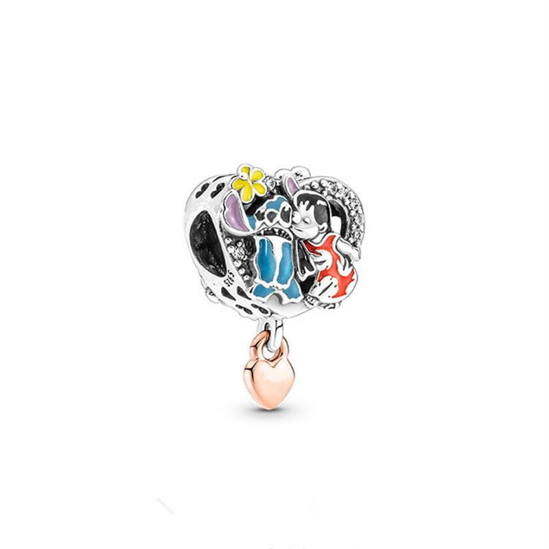 Copper Dog, Cat, Elephant Bead Mouse Tiger Pendant Suitable For European Original Bracelet Diy Exquisite Jewelry