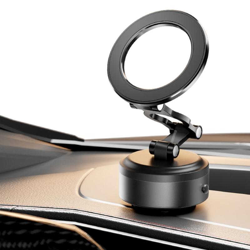 Vehicle Phone Mount Bracket Holder Vacuum Suction with Vacuum Attachment 360 Degree Rotation for Safe Driving Experience