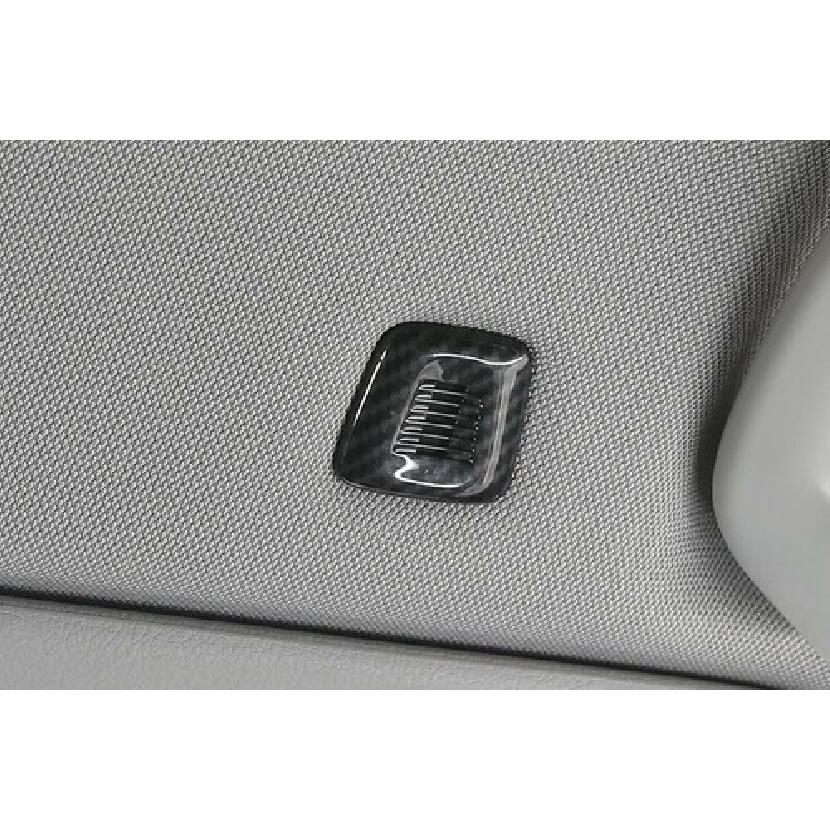 ABS Carbon Fiber Roof Microphone 2PCS Cover Trim For BMW X3 F25 X4 F26 2011~17