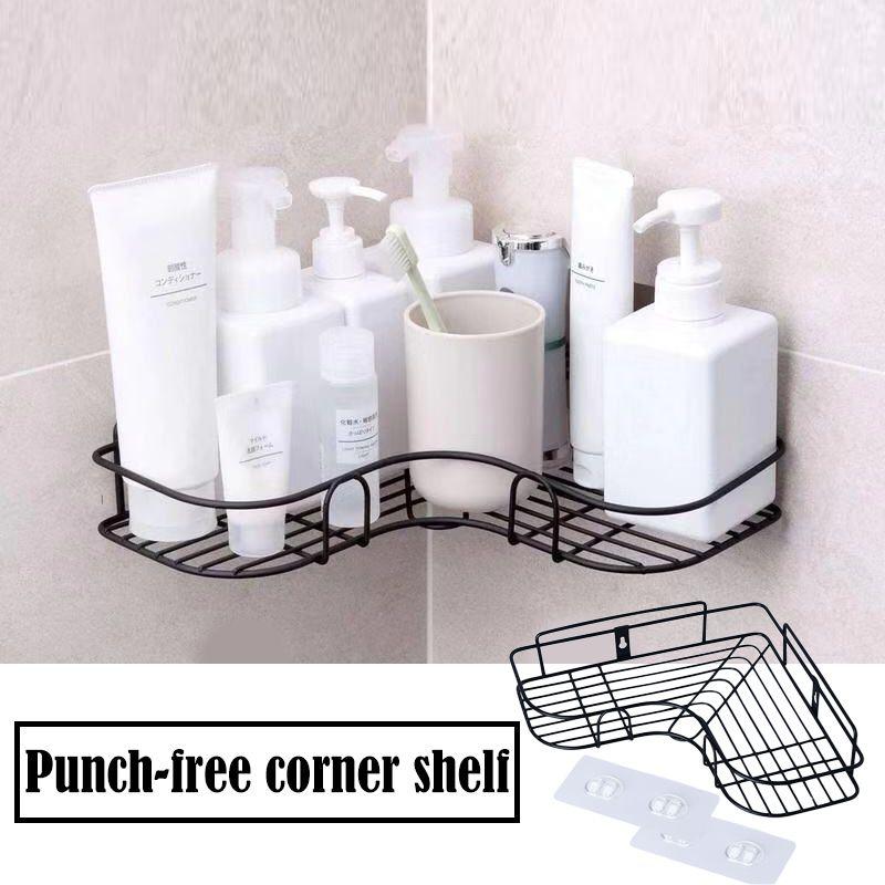Langlebige, nicht perforierte Eckablage, Toilettenständer mit elegantem nordischem Design