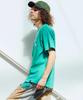 [go slow caravan] 341912 USA/C Various Embroidery PKT TEE Green M