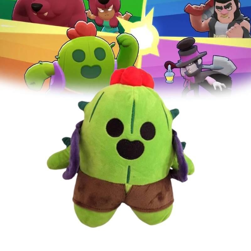 Mignon Cartoon Peluche Sauvage à Pointes Poupée Léon Héros Cactus Peluche Transfrontalière