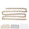 2Pcs Hanging Chain One Meter Rustproof Anticorrosion Convenient Assembly Light Fixture Chain for DIY