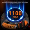 Militärische 1100mAh Super-Große Batterie Herren Kompass Smartwatch 1,7-Zoll AMOLED Bluetooth-Anruf IP68 Wasserdicht Sport Smartwatch