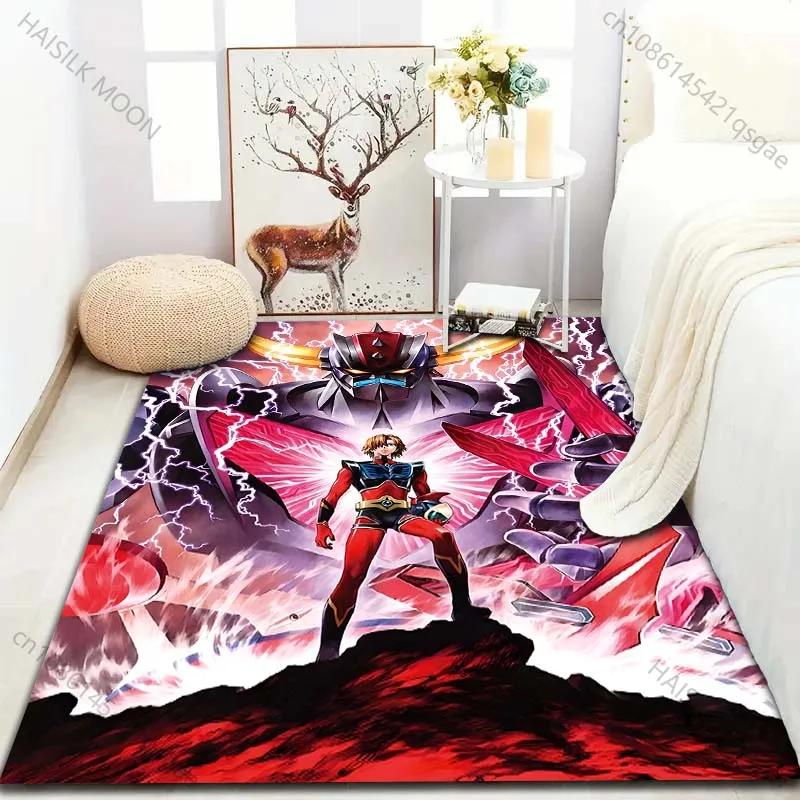 Japanese Anime Grendizer for Living Room Carpet Luxury Home Decoration Non-slip Floor Mats for Bedroom Large Area Washable Rugs