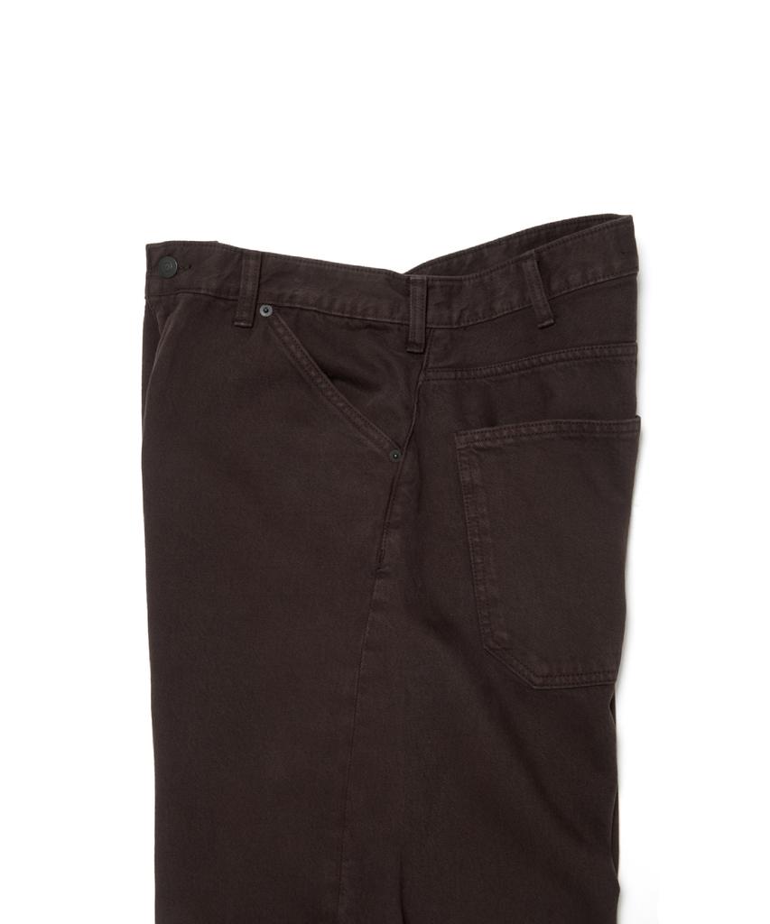Haechinglum Wide Curve Jeans Brown