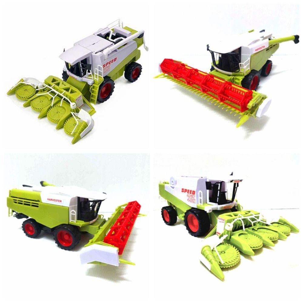 Inertial Driving Harvester Truck Model Movable Joint Farm Truck Toy Farm Tractor Toy For Boys