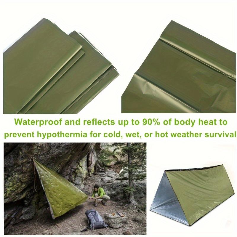 Emergency Tent, Durable, Cold Resistant,Rainproof,Very Suitable for Camping and Outdoor Activities,Camping Tent,Foldable Storage