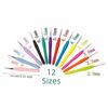Ergonomic Handles Crochet Hooks Set 5/9/12Size with Storage Case Crochet Kit Soft Handles 2-8mm Crochet Needle Kit Beginners