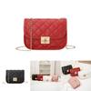 2021 Fashion Ladies Bags Embroidered Shoulder Bag Soft Pu Material Chain Bag