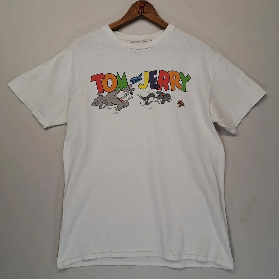 Vintage Tom And Jerry Delta Pro Weight T Shirt Adult Medium M