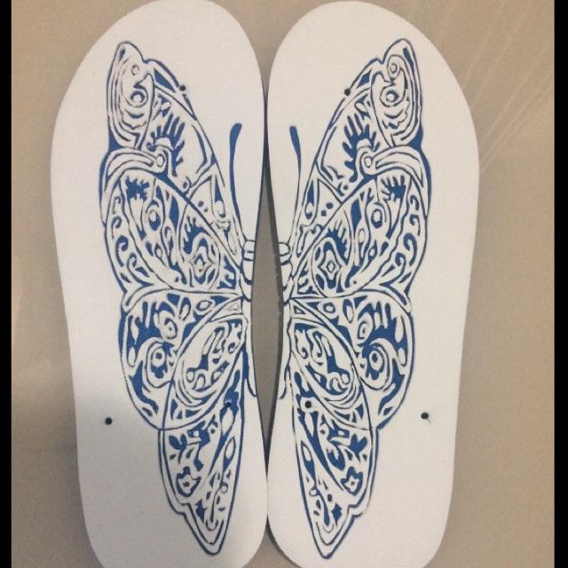 

Сандалии, тапочки, шлепанцы, резиновые стринги, вырезание ручной работы, пара обуви, искусство, демон, злая рыба, карп, японский тигр, бабочка 280 mm