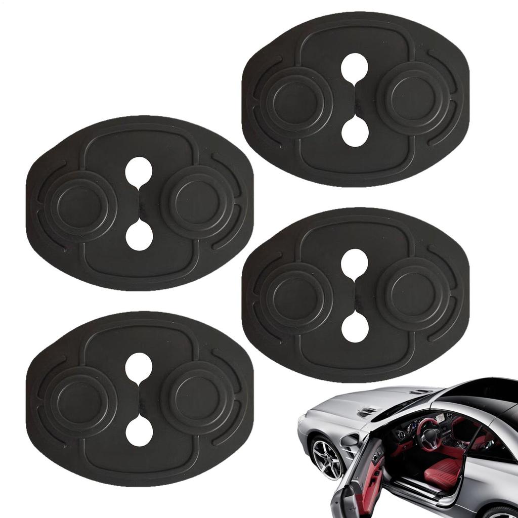Car Door Shock-absorbing Protective Cover 4pcs Door Closing Shockproof Cushion Protector Shock Absorber Silent Guard