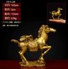 China Chinese Folk Fengshui Brass Horse On Wealth Fly Statue Sculpture Statues for Decoration Collection Ornaments
