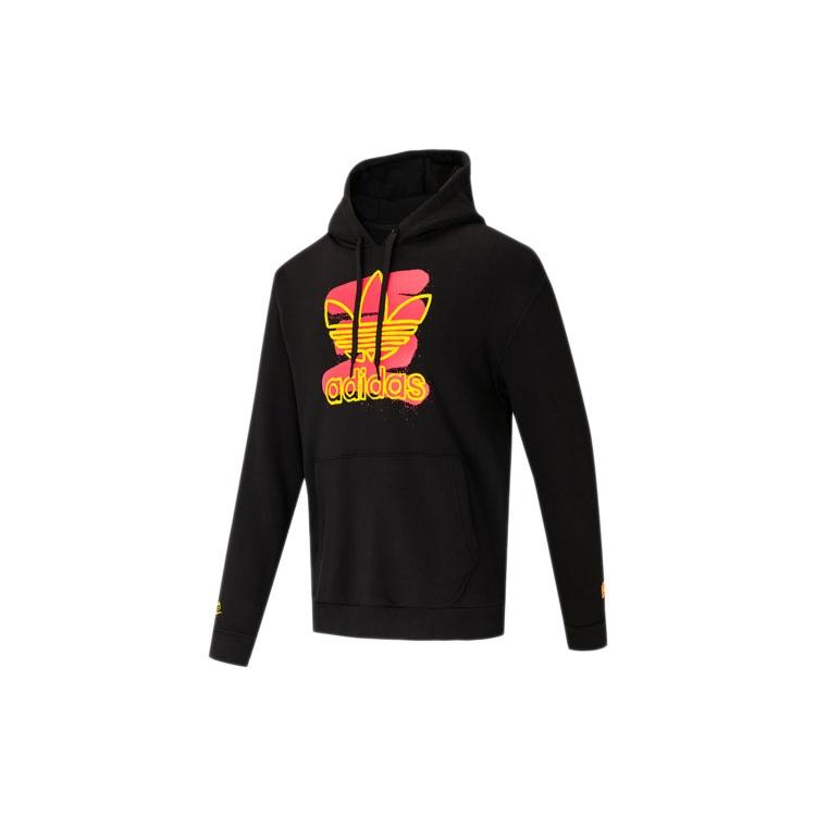 adidas originals Big Logo Printed Sports Sweatshirt Men s Black GR9957 XS
