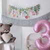 Double Sided Floral Banners With Leaf Pattern For Festival Party Decorations Classroom Event And Family Celebration